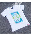 T-Shirt Homem JR-20 Face Japan Racing - Branco