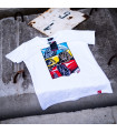 T-Shirt Homem Mix-2 Japan Racing - Branco