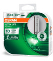Lâmpadas Xenon Osram Xenarc Ultra Life D1s, D2s, D3s, D4s Pack Duo