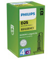 Lâmpada Xenon Philips Xenon LongerLife D1s, D2s, D2r C1