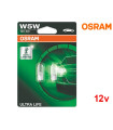 Lâmpadas Halogéneo W5W W2.1x9.5d Ultra Life Osram - Pack Duo Blister