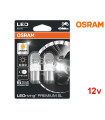 Lâmpadas LED P21/5W Amber / Laranja Osram LEDriving PREMIUM SL - Pack Duo Blister