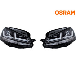 Faróis LEDriving® para VW Golf VII Chrome Osram LEDHL104-CM