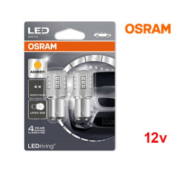 Lâmpadas LED P21/5W BAY15D Amber / Laranja Osram LEDriving SL - Pack Duo Blister