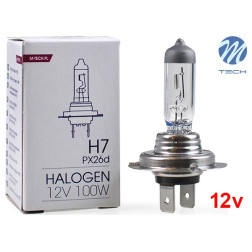 Lâmpada Halogéneo H7 100W 12V M-Tech - Individual