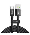 Cabo USB-A para USB-C 1M 5A 40W Preto Baseus