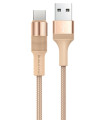 Cabo USB-A para USB-C 1M 3A Rose Gold Borofone