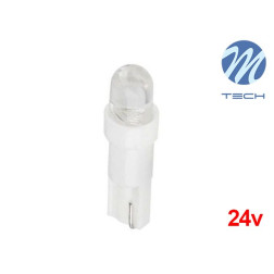 Lâmpada LED T5 1xLED Flux 5mm Cool White Basic M-Tech 24V - Individual