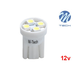 Lâmpada LED T10 W5W 4xSMD 2835 Cool White Basic M-Tech - Individual