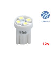 Lâmpada LED T10 W5W 4xSMD 2835 Cool White Basic M-Tech - Individual
