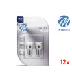 Lâmpadas LED BA15s 12x Dip 5mm 12V Cool White Basic M-Tech - Pack Duo Blister
