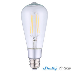 Shelly Vintage lâmpada led WiFi E27 ST64 7W