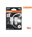 Lâmpadas LED P21W Vermelho Osram LEDriving SL - Pack Duo Blister