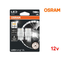 Lâmpadas LED W21/5W Amber / Laranja Osram LEDriving SL - Pack Duo Blister