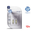 Lâmpadas LED Tubular C5W 36mm 3x SMD 5050 Canbus 12V Cool White Basic M-Tech - Pack Duo Blister