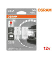 Lâmpadas LED W21/5W Vermelho Osram LEDriving SL - Pack Duo Blister