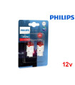 Lâmpadas LED W21/5W T20 Vermelho Philips Ultinon Pro3000 - Pack Duo Blister