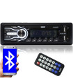 Auto Rádio MP3 Bluetooth Dual USB AUX Micro SD FM 4x50w Svart S500 ISO