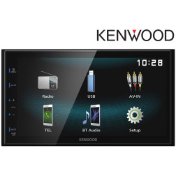 Auto Rádio Kenwood 2 DIN 6.8" USB, AUX, Bluetooth DMX-120BT
