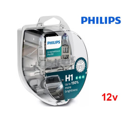 Lâmpadas Halogéneo X-tremeVision Pro150 H1 55W 12V Philips - Pack Duo Blister