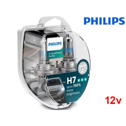 Lâmpadas Halogéneo X-tremeVision Pro150 H7 55W 12V Philips - Pack Duo Blister