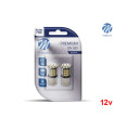 Lâmpadas LED P21W BA15s Canbus 48x SMD 2835 12V Cool White Premium M-Tech - Pack Duo Blister