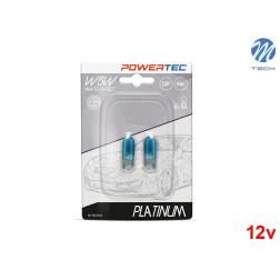 Lâmpadas de Halogéneo T10 W5W 12v/5w Platinum - Pack Duo Blister