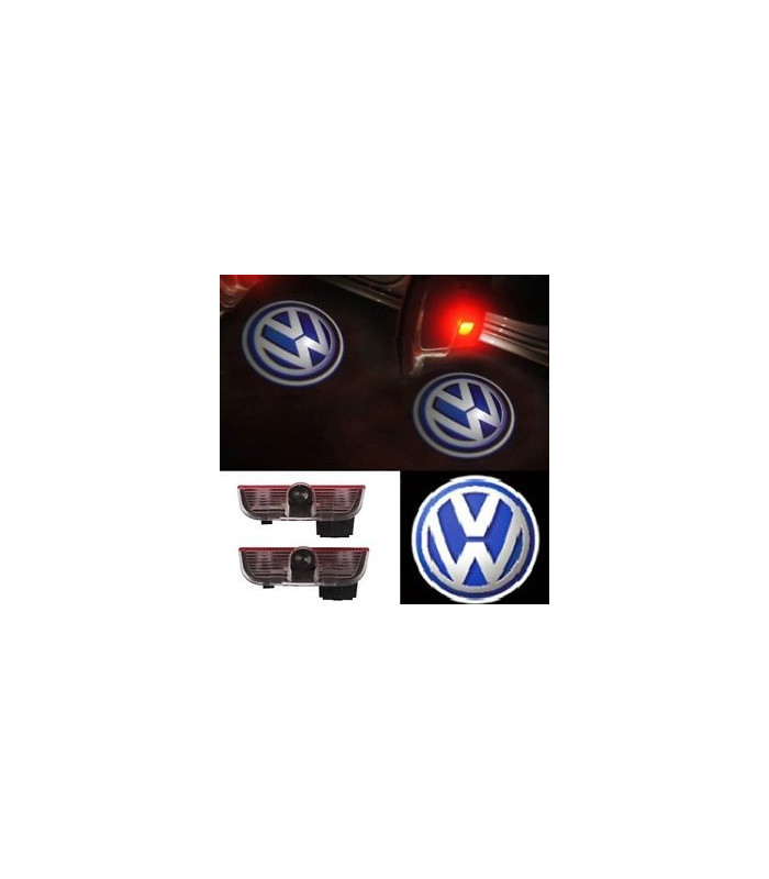 Luzes Cortesia Laser com Logotipo VW Golf Passat Sharan Scirocco