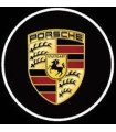 Luzes Cortesia Laser com Logotipo Porsche 911 Boxster Cayenne Cayman