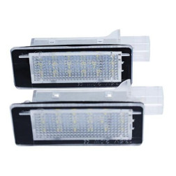 Farolins de matrícula em LED - Renault Espace IV, Laguna II, Scenic II